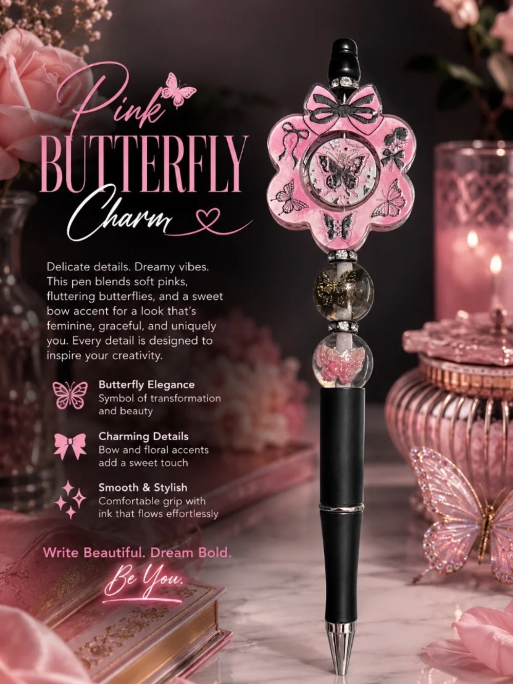 Fancy Butterfly Pen
